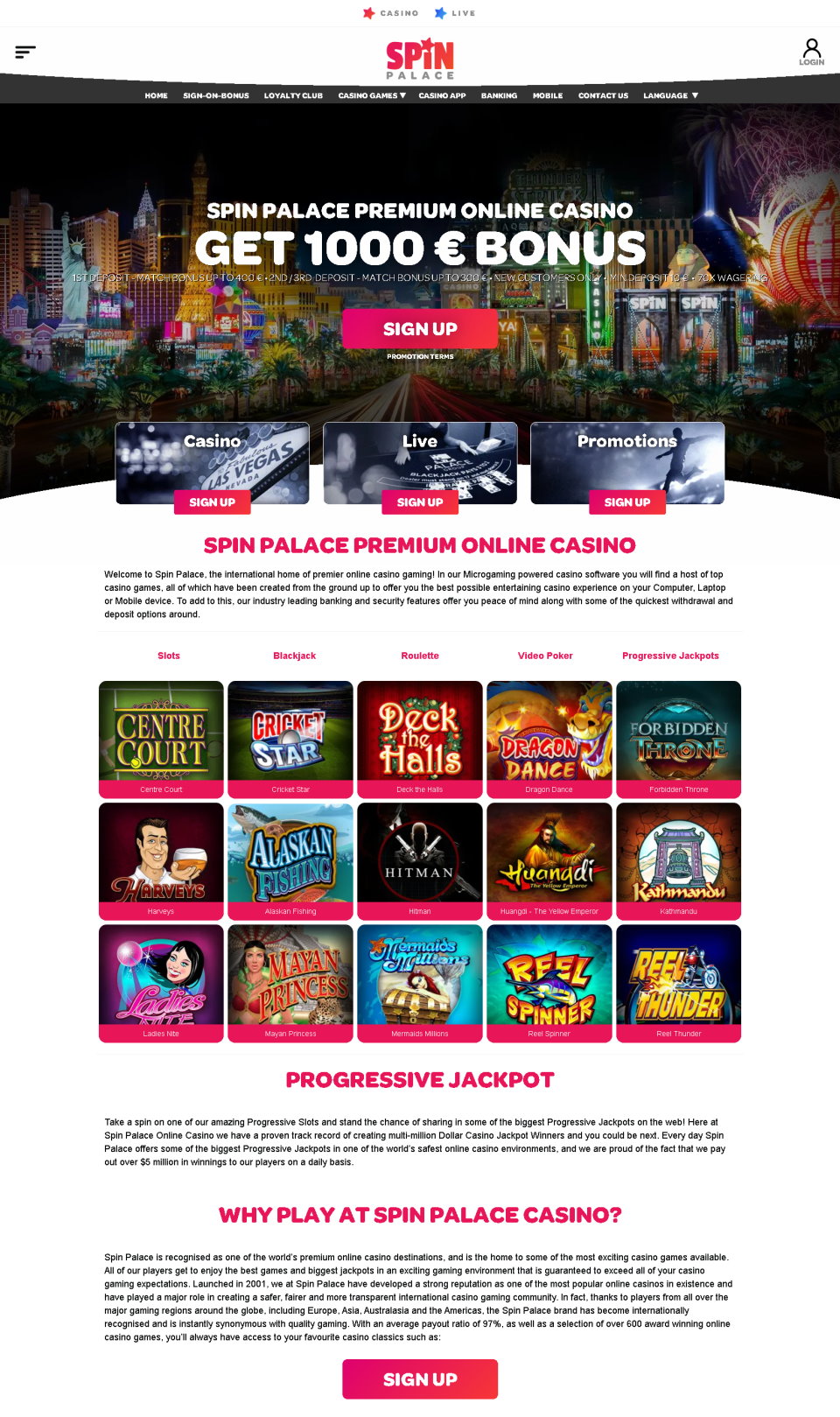 Spin Palace Casino